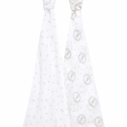 Aden +anais™ Musslin Pucktuch 2-pack Blush Ing Bunnies -Roba Ventas aden anais musslin pucktuch 2 pack blush ing bunnies a410139 4