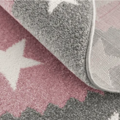 Alfombra Para Niños LIVONE A Los Niños Les Encantan Las Alfombras Gris FANCY Plateado/rosa De 100 Cm. De Diámetro. -Roba Ventas alfombra para ninos livone a los ninos les encantan las alfombras gris fancy plateado rosa de 100 cm de diametro a296106 2