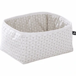 Alvi Caja De Almacenamiento Cuadrada Rombo Taupe