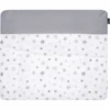 Alvi Cambiador Con Funda Estrellas Gris Plateado Exclusivo 70 X 85 Cm