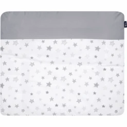 Alvi Cambiador Con Funda Estrellas Gris Plateado Exclusivo 70 X 85 Cm