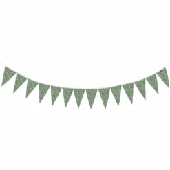 Alvi ® Guirnalda De Banderines Bajo El Agua World Verde/beige