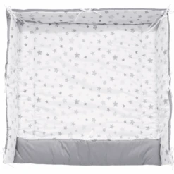 Alvi Manta De Juegos Para Parque Estrellas Plateadas 70 X 100 Cm