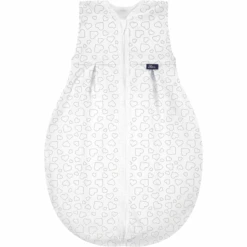 Alvi ® Saco De Dormir Molton - Heart S White