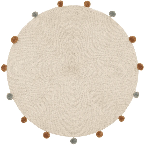 Atmosphera Alfombra Infantil Pompones 4 Atmosphera Alfombra Infantil Pompones - Imagen 4