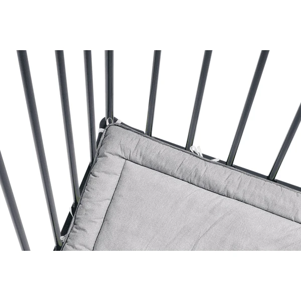 BabyDan Baby Dan Parque Square Incluye Colchoneta Negro 3 BabyDan Baby Dan Parque Square Incluye Colchoneta Negro - Imagen 3