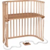 Babybay Cuna Colecho Boxspring Haya Maciza Natural Barnizada