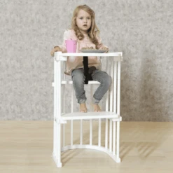 Nuevos lanzamientos -Roba Ventas babybay kit de conversion de trona de mesa adecuado para el modelo original maxi comfort y comfort plus pintado en marron oscuro a311429 1