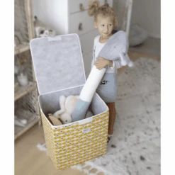 BabyGO - Caja De Almacenamiento Amarilla -Roba Ventas babygo caja de almacenamiento amarilla a412144 1