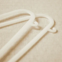 BIECO Perchas De Plástico 8 Unidades Blanco Nacarado -Roba Ventas bieco perchas de plastico 8 unidades blanco nacarado a026847 3