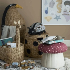 Blommingville MINI Taburete Seta Pouf Lue Rot -Roba Ventas blommingville mini taburete seta pouf lue rot a382397 2