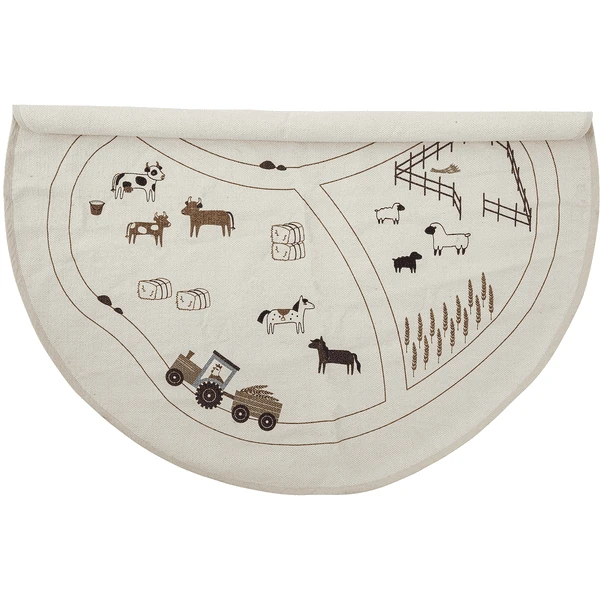 Bloomingville MINI Alfombra Thune Natural 130 Cm 2 Bloomingville MINI Alfombra Thune Natural 130 Cm - Imagen 2