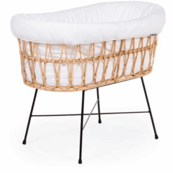 Childhome CHILD HOME Cuna Moisés De Ratán Patas Metálicas Con Colchón Y Nido -Roba Ventas child home cuna moises de ratan patas metalicas con colchon y nido a367074 2