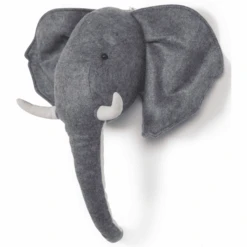 Childhome CHILD HOME Decoración De Pared Con Cabeza De Elefante De Fieltro -Roba Ventas child home decoracion de pared con cabeza de elefante de fieltro a274705 1