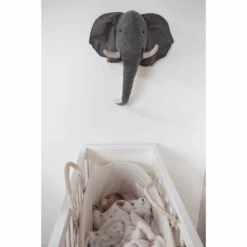 Childhome CHILD HOME Decoración De Pared Con Cabeza De Elefante De Fieltro -Roba Ventas child home decoracion de pared con cabeza de elefante de fieltro a274705 2