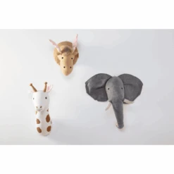Childhome CHILD HOME Decoración De Pared Con Cabeza De Elefante De Fieltro -Roba Ventas child home decoracion de pared con cabeza de elefante de fieltro a274705 4
