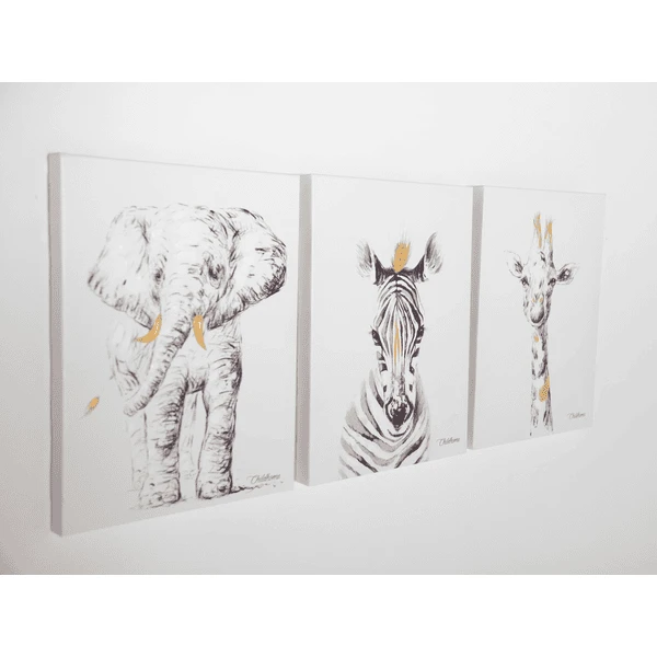 Childhome CHILD HOME Pintura Al óleo Jirafa 30 X 40 Cm 4 Childhome CHILD HOME Pintura Al óleo Jirafa 30 X 40 Cm - Imagen 4