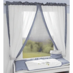 Cortina De La Colección Be Be 2 Bufandas De Bucle Búhos Azules 100 X 240 Cm -Roba Ventas cortina de la coleccion be be 2 bufandas de bucle buhos azules 100 x 240 cm a288479 1