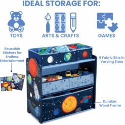 Delta Children Delta Child Ren Space Adventure S Toy Organizer -Roba Ventas delta child ren space adventure s toy organizer a332474 3