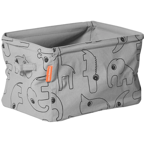 Done By Deer™ Caja De Almacenamiento De Tela, Gris 2 Done By Deer™ Caja De Almacenamiento De Tela, Gris - Imagen 2
