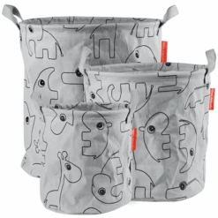 Done By Deer™ Cestas De Almacenaje Contour 3-piezas, Gris -Roba Ventas done by deer cestas de almacenaje contour 3 piezas gris a279744 1