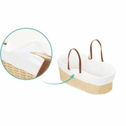 Fillikid Cesta De Mosaico Natural Con Borde Forrado Y Colchón Blanco -Roba Ventas fillikid cesta de mosaico natural con borde forrado y colchon blanco a314435 2