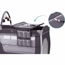 Fillikid Cuna De Viaje ALU Mailand Gris -Roba Ventas fillikid cuna de viaje alu mailand gris a268820 3