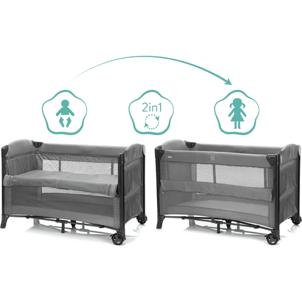 Fillikid Cuna De Viaje Zurich Gris 2 Fillikid Cuna De Viaje Zurich Gris - Imagen 2
