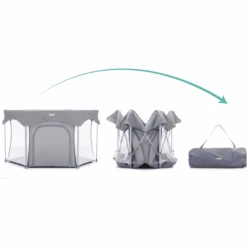 Fillikid Parque Infantil / Corralito De Bebé Hexagonal Athen Gris -Roba Ventas fillikid parque infantil corralito de bebe hexagonal athen gris a383822 3