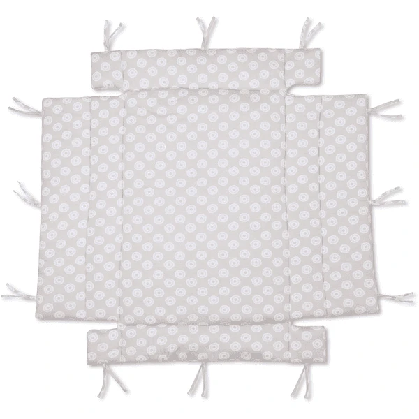 Fillikid Protector Para Parque Infantil / Corralito De Bebé Circles Grey 1 Fillikid Protector Para Parque Infantil / Corralito De Bebé Circles Grey