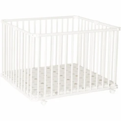 Geuther Parque Lucilee Plus 90,2 X 97,4 Cm Blanco, Estrellas