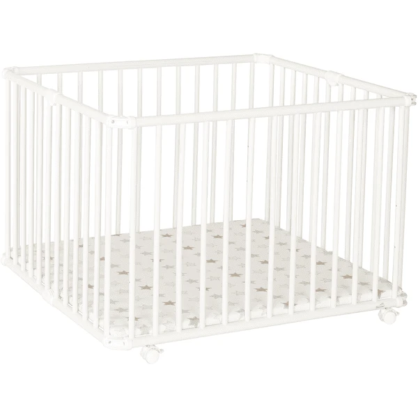 Geuther Parque Lucilee Plus 90,2 X 97,4 Cm Blanco, Estrellas 1 Geuther Parque Lucilee Plus 90,2 X 97,4 Cm Blanco, Estrellas