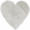 Heitmann Alfombra Infantil Piel De Cordero HEART Blanca