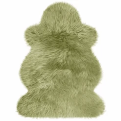 Heitmann Alfombra Piel De Cordero Australiano Premium Verde Lima