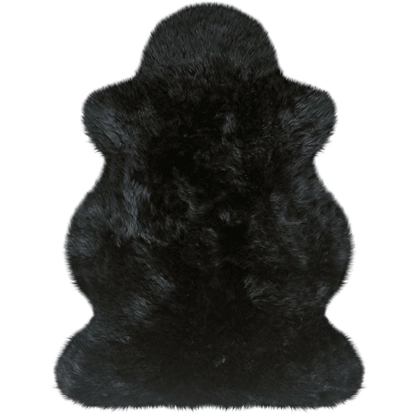 Heitmann Piel De Borreguillo Australiano De Primera Calidad Negra 1 Heitmann Piel De Borreguillo Australiano De Primera Calidad Negra