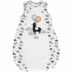 Jacky Saco De Dormir Infantil Acolchado Llama Allover Offwhite