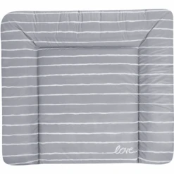 JULIUS ZÖLLNER Cambiador Papel De Aluminio Softy Grey Stripes 75 X 85 Cm
