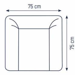 JULIUS ZÖLLNER Cambiador Softy Uni Gris Claro 75 X 75 Cm -Roba Ventas julius zoellner cambiador softy uni gris claro 75 x 75 cm a302462 4