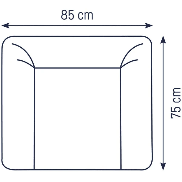 JULIUS ZÖLLNER Funda Para Cambiador De Muselina Sand 85 X 75 Cm 2 JULIUS ZÖLLNER Funda Para Cambiador De Muselina Sand 85 X 75 Cm - Imagen 2