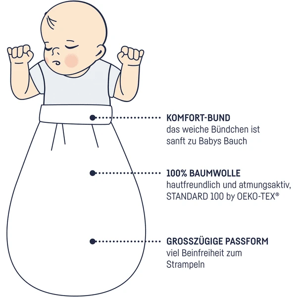 JULIUS ZÖLLNER Saco De Dormir Infantil Jersey Shiny Stars 4 JULIUS ZÖLLNER Saco De Dormir Infantil Jersey Shiny Stars - Imagen 4