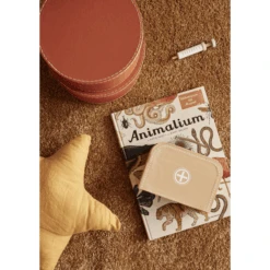 Kids Concept ® Caja Redonda De Almacenamiento, Set De 2, Marrón -Roba Ventas kids concept caja redonda de almacenamiento set de 2 marron a291089 3