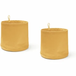 Kids Concept ® Cajas De Almacenamiento Redondas De Tela, Mango