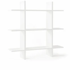 Kids Concept ® Estante De Pared De 3 Niveles 70 X 70 Cm, Blanco
