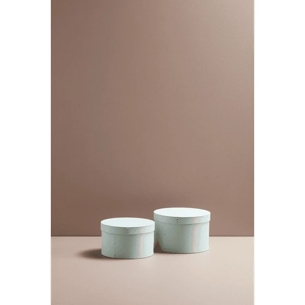 Kids Concept ® Juego De Cajas De Almacenamiento Redondas De 2, Turquesa 2 Kids Concept ® Juego De Cajas De Almacenamiento Redondas De 2, Turquesa - Imagen 2