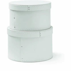 Kids Concept ® Juego De Cajas De Almacenamiento Redondas De 2, Turquesa