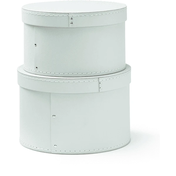 Kids Concept ® Juego De Cajas De Almacenamiento Redondas De 2, Turquesa 1 Kids Concept ® Juego De Cajas De Almacenamiento Redondas De 2, Turquesa