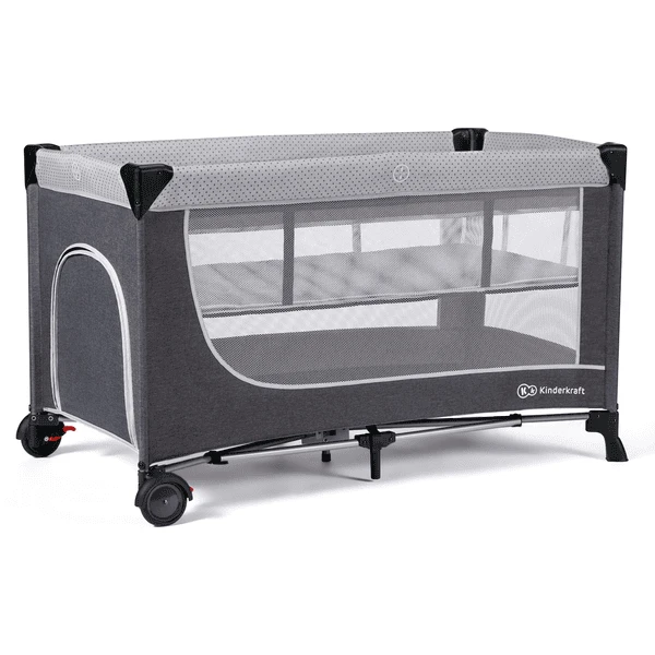 Kinderkraft Cuna De Viaje LEODY Gris 1 Kinderkraft Cuna De Viaje LEODY Gris