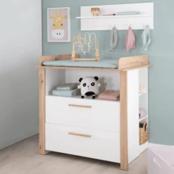 Kindsgard Cómoda Cambiador Hemme Blanco/roble -Roba Ventas kindsgard comoda cambiador hemme blanco roble a347362 3