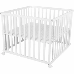 Kindsgard Parque Infantil / Corralito De Bebé Lobeland 100 X 100 Cm Blanco