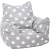 Knorr® Toys Sillón Puff- Estrellas Blanco